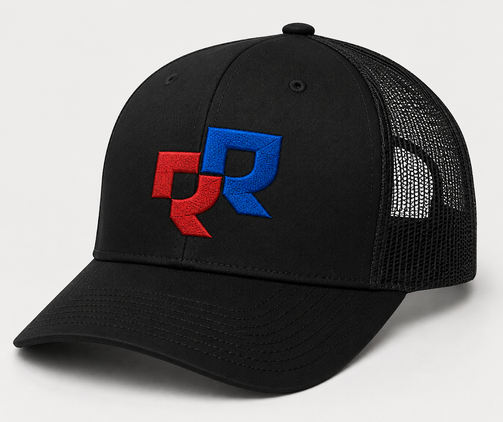 Black RRTVS logo hat